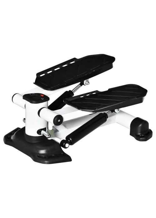 HOMCOM Portable Mini Stepper Step Machine for Home Gym Office Exercise Workout - One Size Image 1