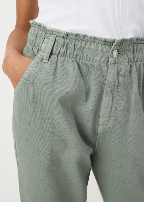 Paperbag sage green jeans - 8 Image 3