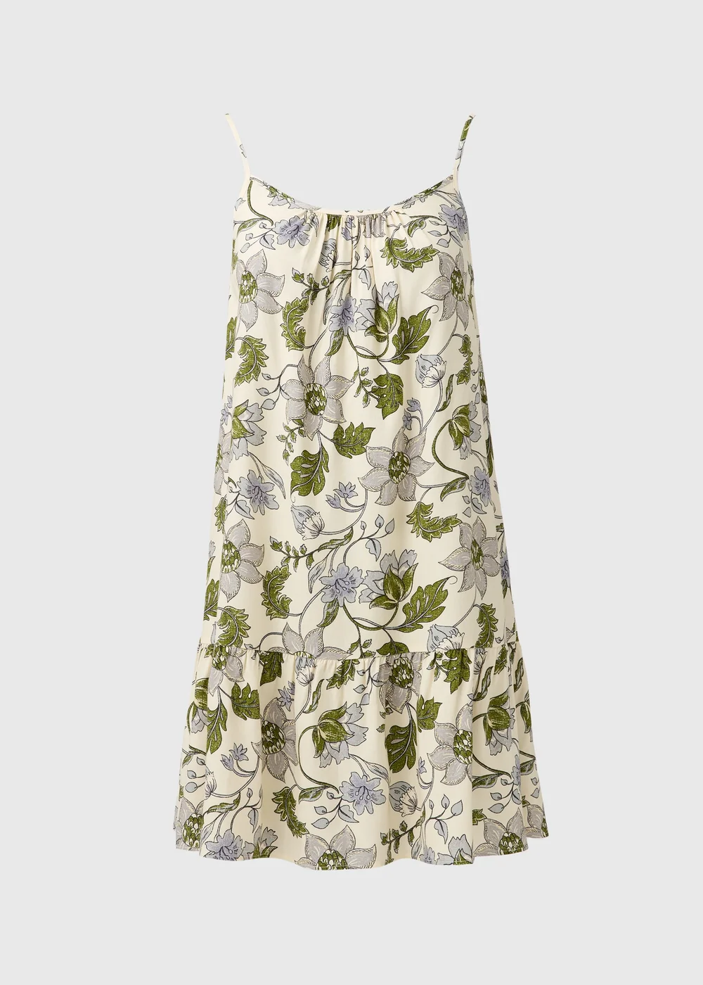 Cream Floral Mini Cami Dress - 8 Image 4