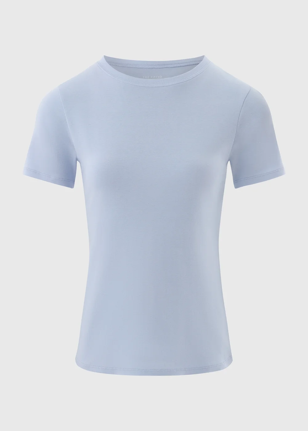 Pale Blue Fitted T-Shirt - 8 Image 4