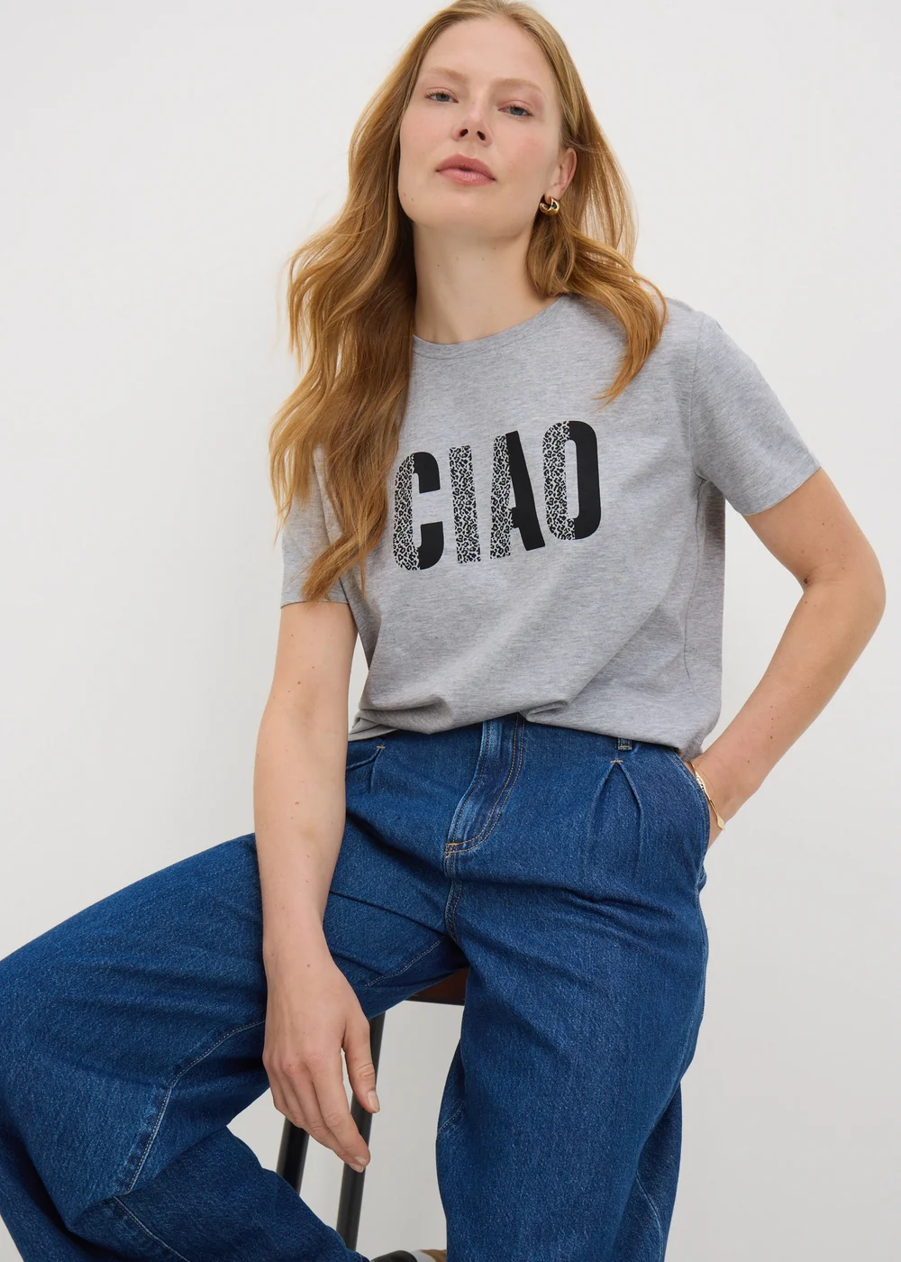 Grey Ciao T-Shirt - S Image 2