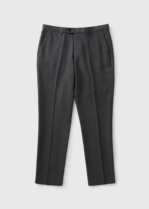Taylor & Wirght Aston Charcoal Tailored Fit Trousers - 26 Waist 29 Leg Image 4