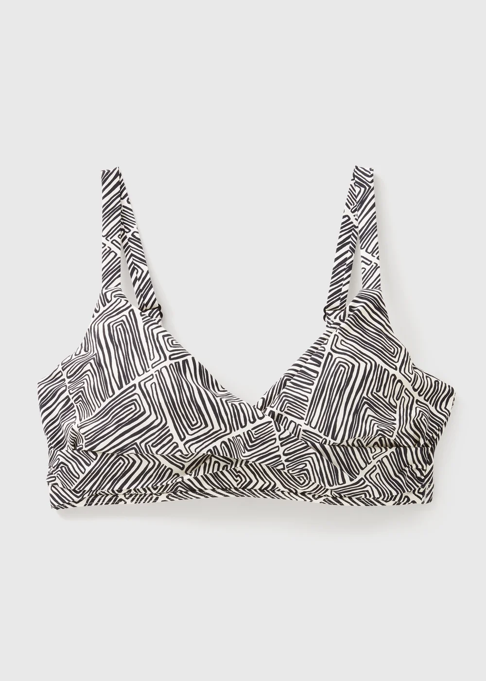 DD+ Black Mono Shapewear Bikini Top - 32DD Image 2