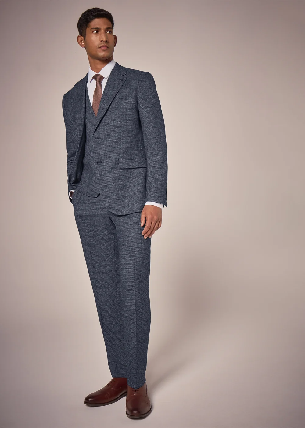 Taylor & Wright Burford Blue Slim Fit Trousers - 40 Waist 31 Leg Image 4