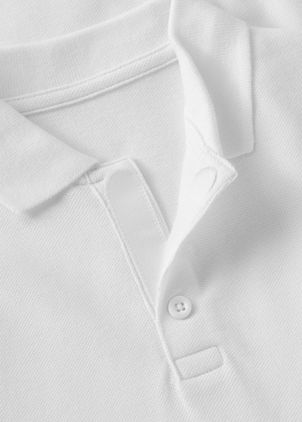 2 Pack Kids White Easy Dressing Polo Shirts (4-12yrs) - 3 Yrs Image 2