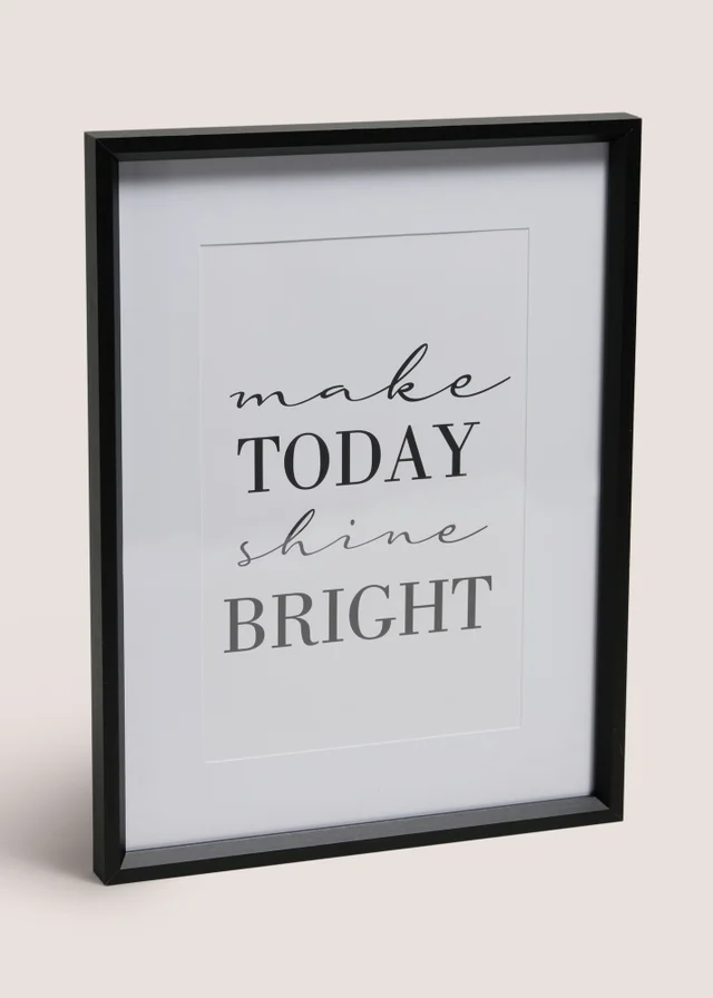 Black A4 Photo Frame