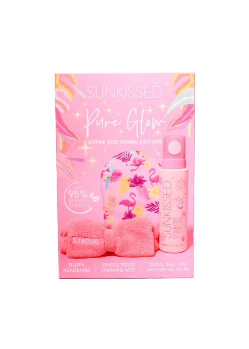 Sunkissed Pure Glow Self Tan Medium Edition Gift Set (300ml) - One Size Image 2