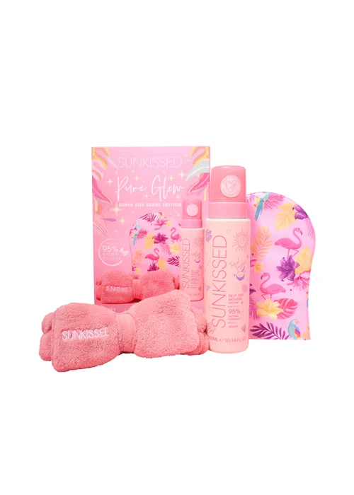 Sunkissed Pure Glow Self Tan Medium Edition Gift Set (300ml) - One Size Image 1