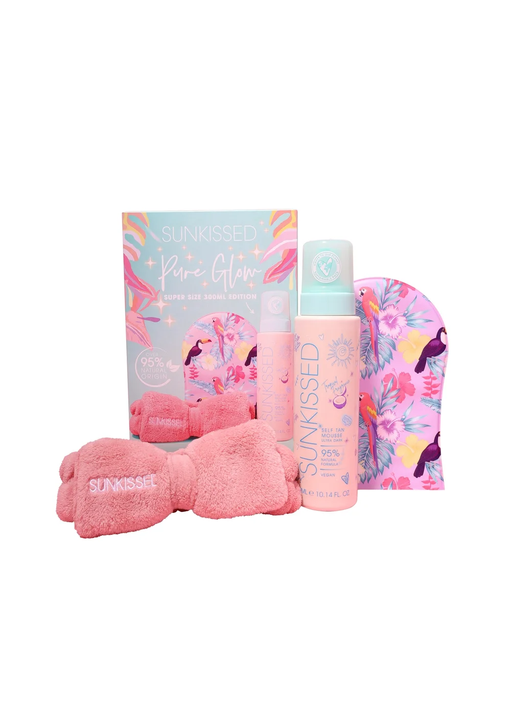 Sunkissed Pure Glow Self Tan Ultra Dark Edition Gift Set - One Size Image 1