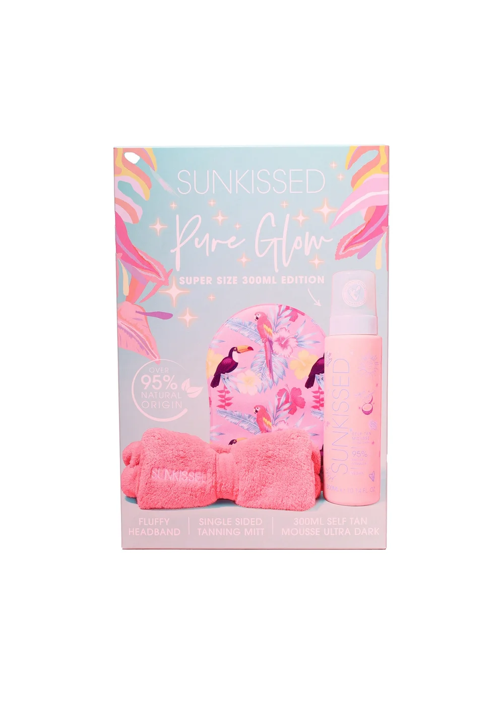 Sunkissed Pure Glow Self Tan Ultra Dark Edition Gift Set - One Size Image 2