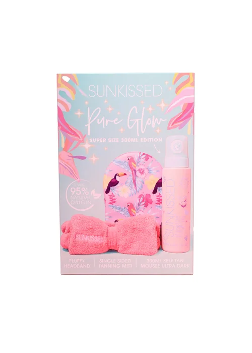 Sunkissed Pure Glow Self Tan Ultra Dark Edition Gift Set - One Size Image 2