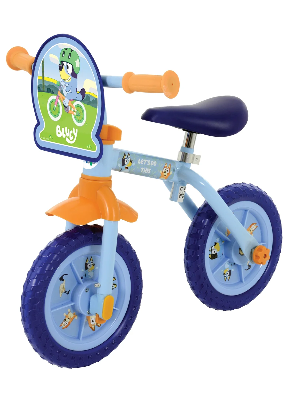 Bluey 2 in 1 10" Training Bike - One Size Image 2
