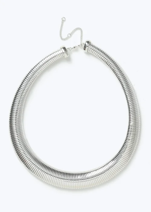 Muse Silver Ridge Torq Necklace - One Size Image 1