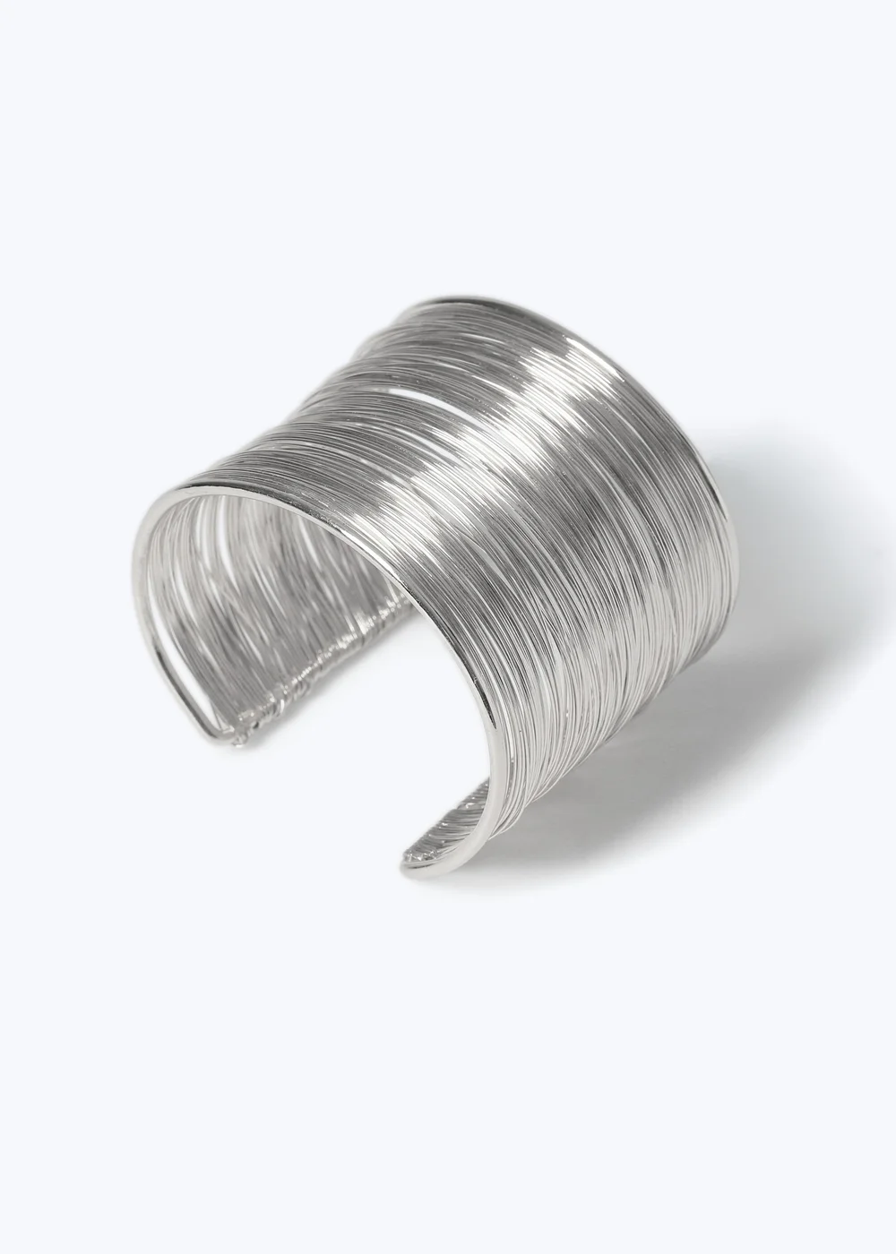 Muse Silver Wired Cuff - One Size Image 1