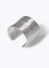 Muse Silver Wired Cuff - One Size Image 1