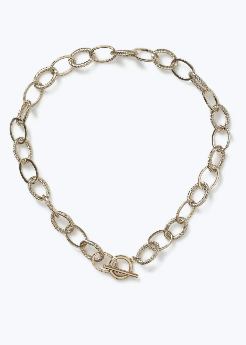 Muse Gold Chunky T Bar Necklace - One Size Image 1