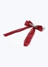 Muse Burgundy Organza Bow - One Size Image 3