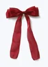 Muse Burgundy Organza Bow - One Size Image 1