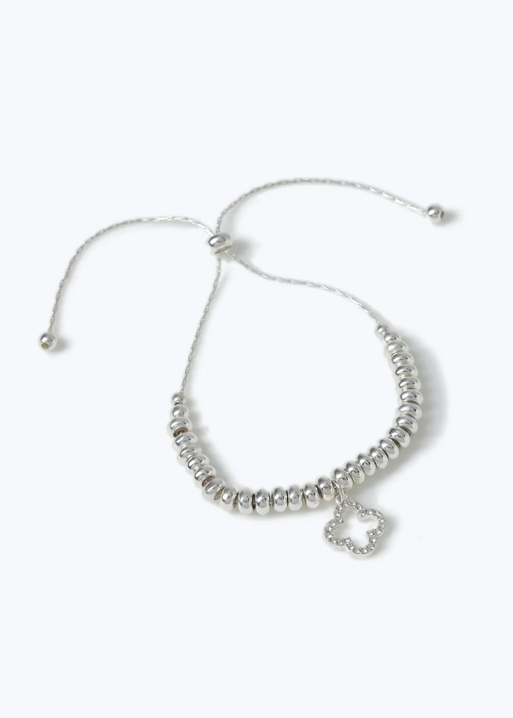 Muse Silver Gift Boxed Clover Bracelet - One Size Image 2