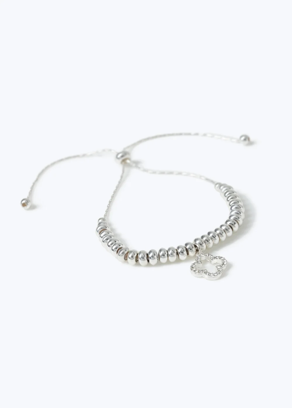 Muse Silver Gift Boxed Clover Bracelet - One Size Image 3