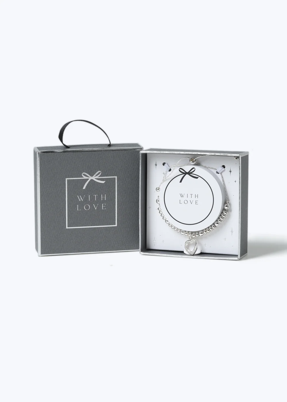 Muse Silver Gift Boxed Clover Bracelet - One Size Image 1