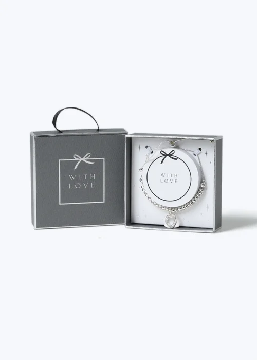 Muse Silver Gift Boxed Clover Bracelet - One Size Image 1