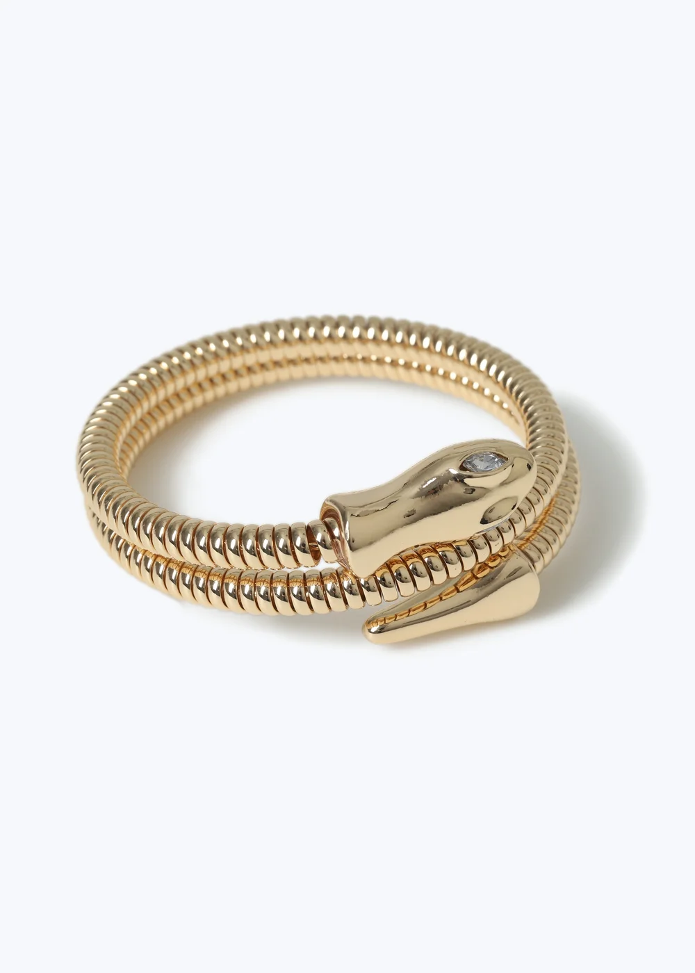 Muse Gold Snake Bracelet - One Size Image 2