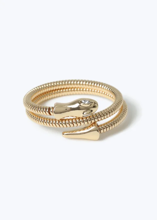 Muse Gold Snake Bracelet - One Size Image 1