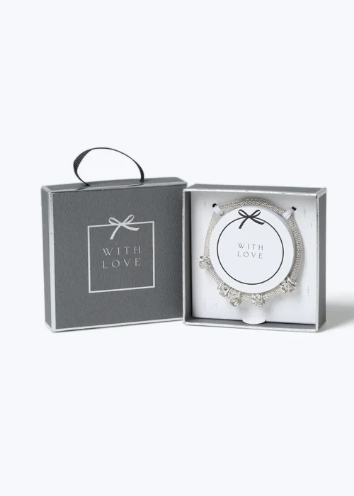 Muse Silver Gift Boxed Charm Bracelet - One Size Image 1