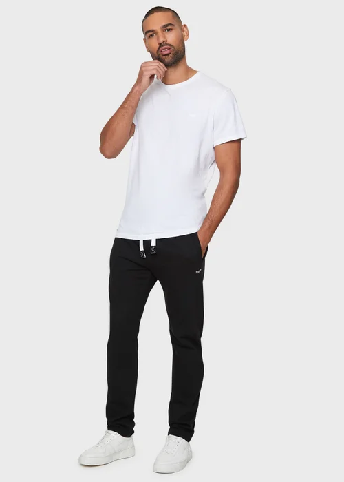 Threadbare Black Straight Leg Joggers - M Image 4