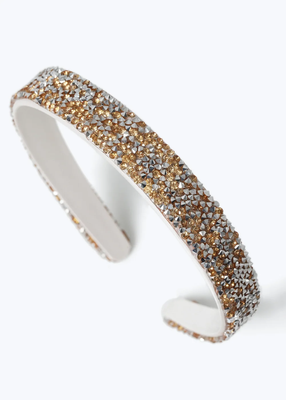 Muse Rose Gold Rhinestone Headband - One Size Image 1