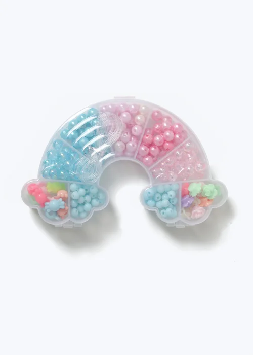 Muse Multicolour Make Your Own Rainbow Box Hair Beads - One Size Image 1