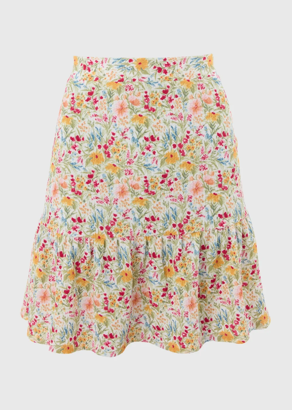 Multicolour Floral Mini Skirt - 8 Image 4