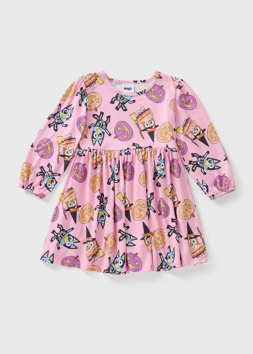 Bluey Girls Pink Pumpkin Dress (1-7yrs) - 1-1.5 Yrs Image 1