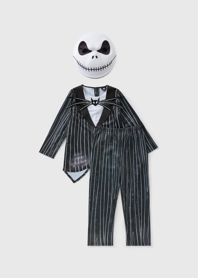 Kids Black Jack Skellington Halloween Costume (3-11yrs)
