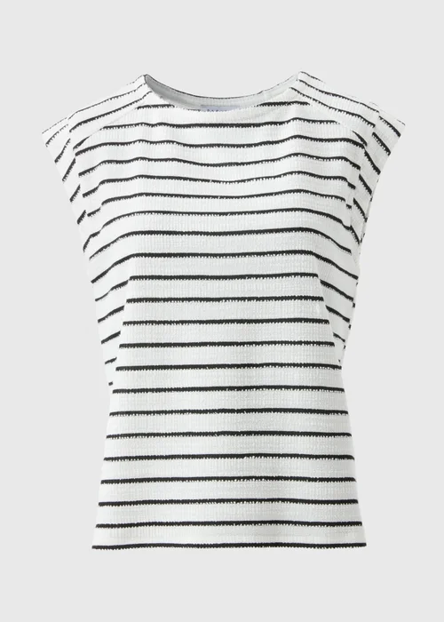 Monochrome Stripe Co Ord Towelling Top - S Image 4