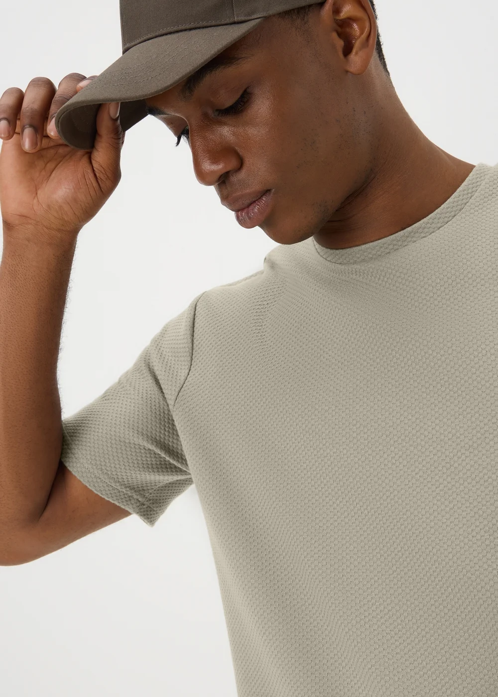 Sage Textured Smart T-Shirt - S Image 2
