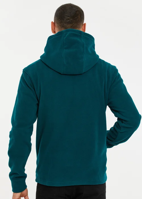 Threadbare Teal Microfleece Overhead Hoodie - S Image 2
