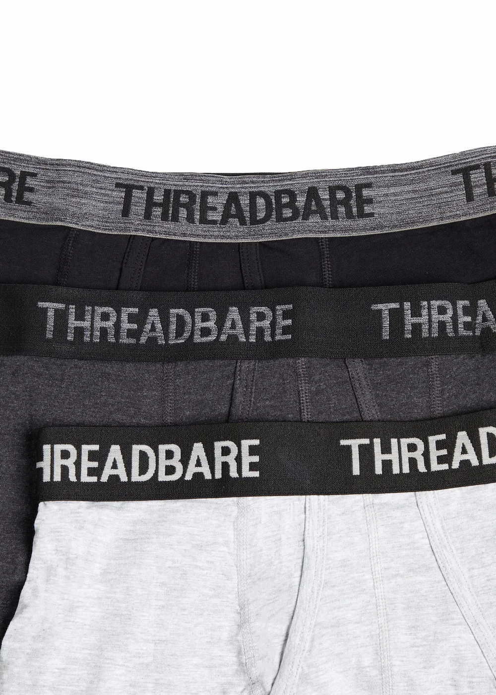Threadbare Black 10 Pack A-Front Trunks - S Image 5