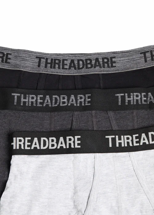 Threadbare Black 10 Pack A-Front Trunks - S Image 5