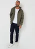 Threadbare Khaki Hooded Lightweight Jacket With Stretch - 2XL Image 4