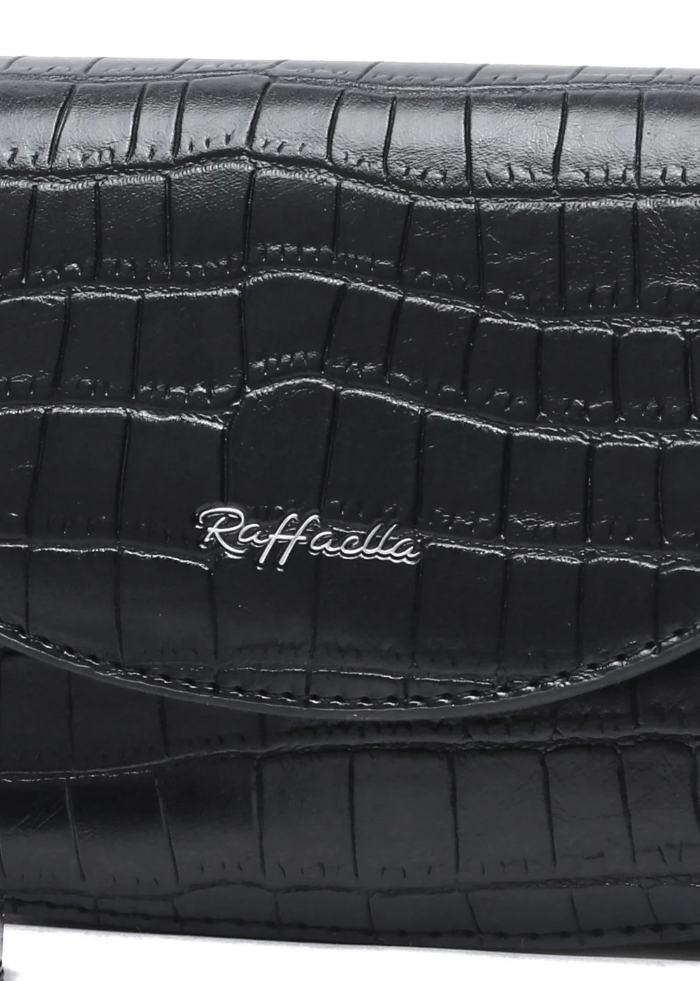 Raffaella Black Cross Body Phone Bag - One Size Image 2