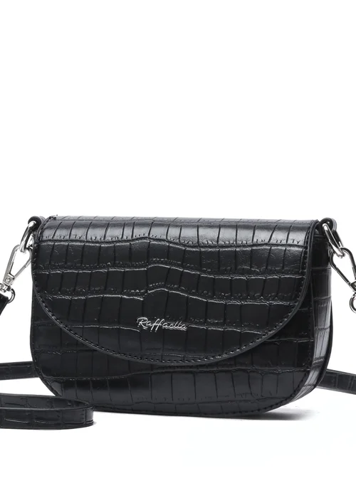 Raffaella Black Cross Body Phone Bag - One Size Image 1