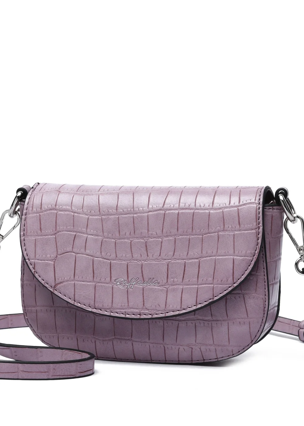 Raffaella Purple Cross Body Phone Bag - One Size Image 1
