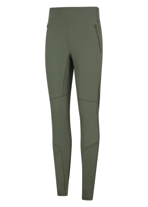 Mountain Warehouse Khaki Etna Water Resistant Leggings - 8 Image 3