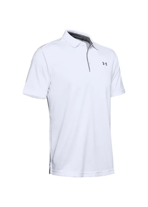 Under Armour White Tech Polo Shirt - S Image 3