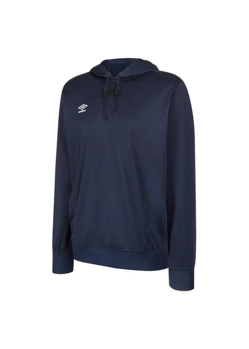 Umbro Navy Club Essential Polyester Hoodie - S Image 1