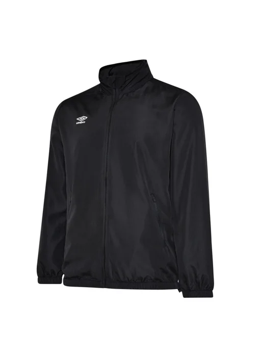 Umbro Black Club Essential Light Waterproof Jacket - S Image 1