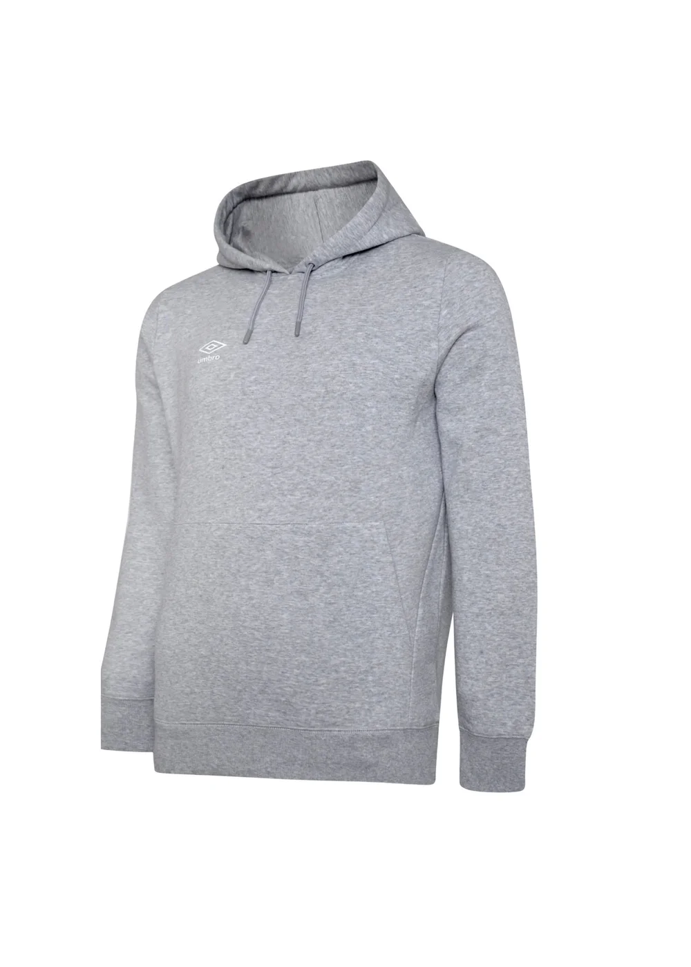 Umbro Grey/White Club Leisure Hoodie - S Image 5