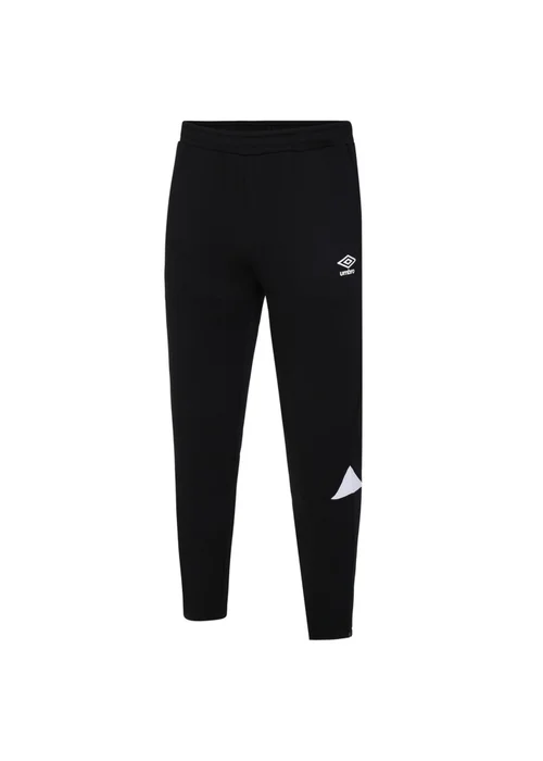 Umbro Black/White Total Tapered Training Jogging Bottoms - S Image 2